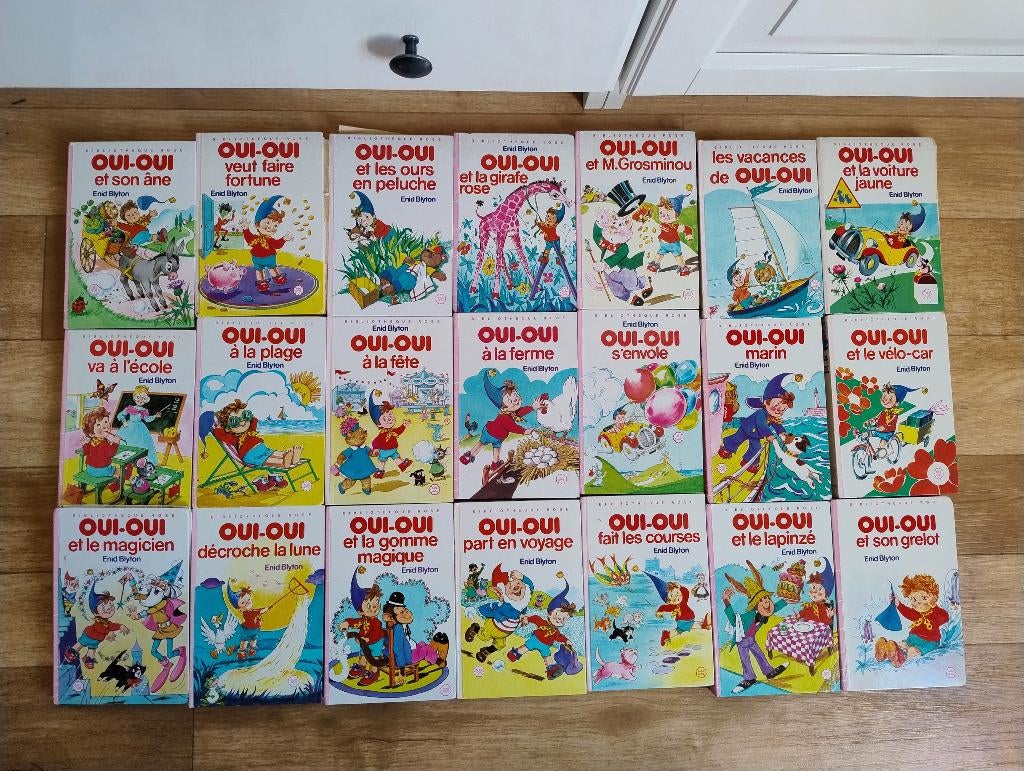 Collection livres Oui -Oui années 80, Livres, Erid blyton, Garçon ou Fille, Fiction général, Utilisé
