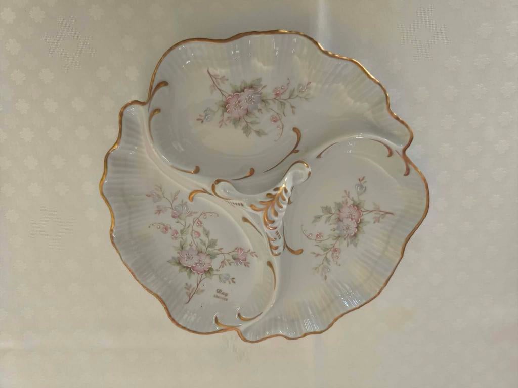 Plat en limoge doré à l'or fin, Ophalen