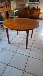 Table de salle à manger, Maison & Meubles, Enlèvement, Utilisé, Ovale, Pin