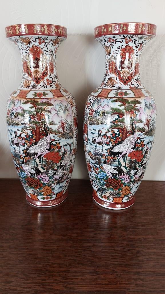 2 vases chinois, Maison & Meubles, Accessoires pour la Maison | Vases, Enlèvement ou Envoi