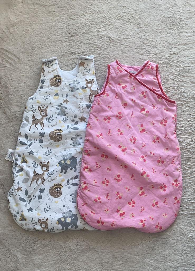 2 slaapzakken 62 cm, Enfants & Bébés, Vêtements de bébé | Taille 62, Enlèvement, Comme neuf