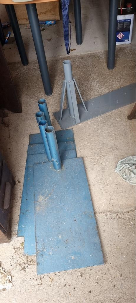 Pieds pour mât, Enlèvement, Utilisé