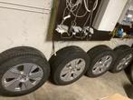 Velgen Audi etron Q8 255/55R19 met winterbanden, Auto-onderdelen, Banden en Velgen, Gebruikt, 255 mm, Velg(en), Winterbanden