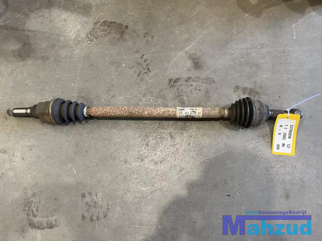 CITROEN C2 1.1 aandrijfas rechts 2003-2010 9640127680, Autos : Pièces & Accessoires, Freins & Transmission, Citroën, Utilisé