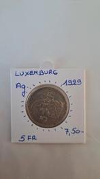 Luxemburg 5 fr 1929 AG geres A.J, Ophalen of Verzenden