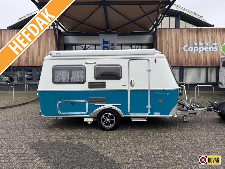 Eriba Touring 430 2025 MOVER + LUIFEL!, Caravans en Kamperen, Caravans, tot en met 3, 750 - 1000 kg, Treinzit, Eriba, Vast bed