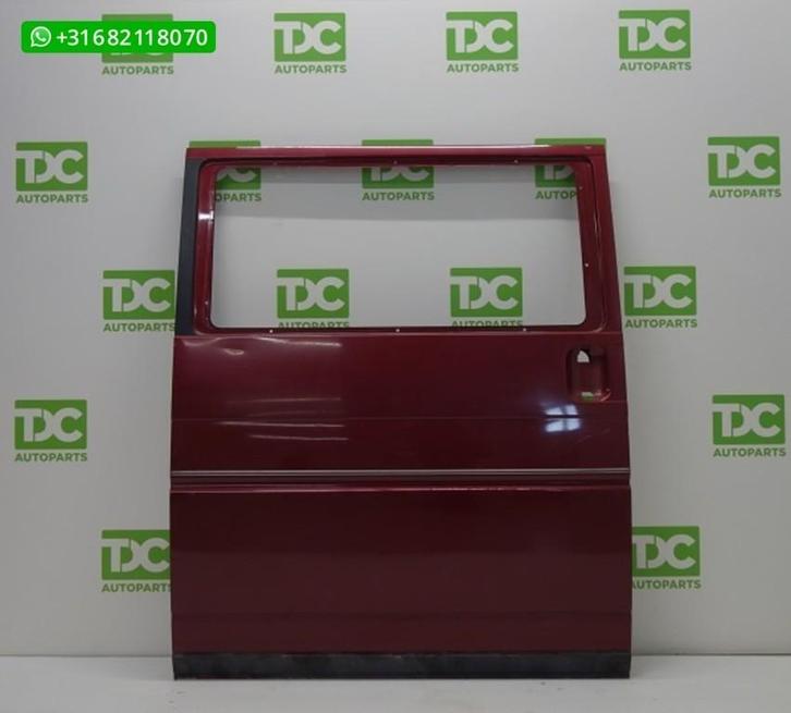 Volkswagen T4 ('90-'03) Schuifdeur rechts bordeaux rood, Auto-onderdelen, Carrosserie, Deur, Volkswagen, Rechts, Gebruikt, Ophalen of Verzenden