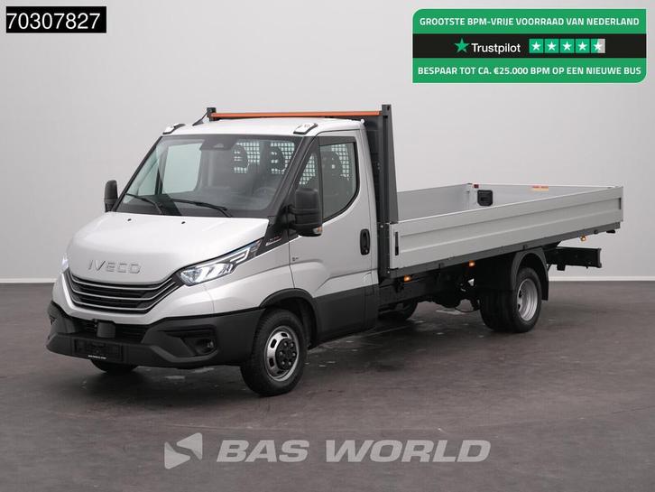 Iveco Daily 35C21 3.0L Automaat Open Laadbak 210PK 3,5t Trek, Auto's, Bestelwagens en Lichte vracht, Bedrijf, Te koop, Achteruitrijcamera