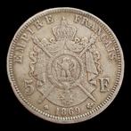 Piece de monnaie / France / 5 Francs /  Napoleon III / 1869, Enlèvement ou Envoi, France, Monnaie en vrac, Argent