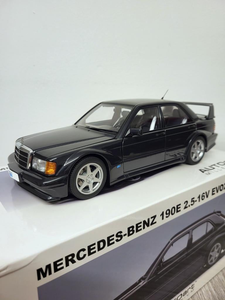 1:18 AUTOart Mercedes-Benz 190E 2.5-16V EVO 2, Hobby en Vrije tijd, Modelauto's | 1:18, Zo goed als nieuw, Auto, Autoart, Ophalen of Verzenden