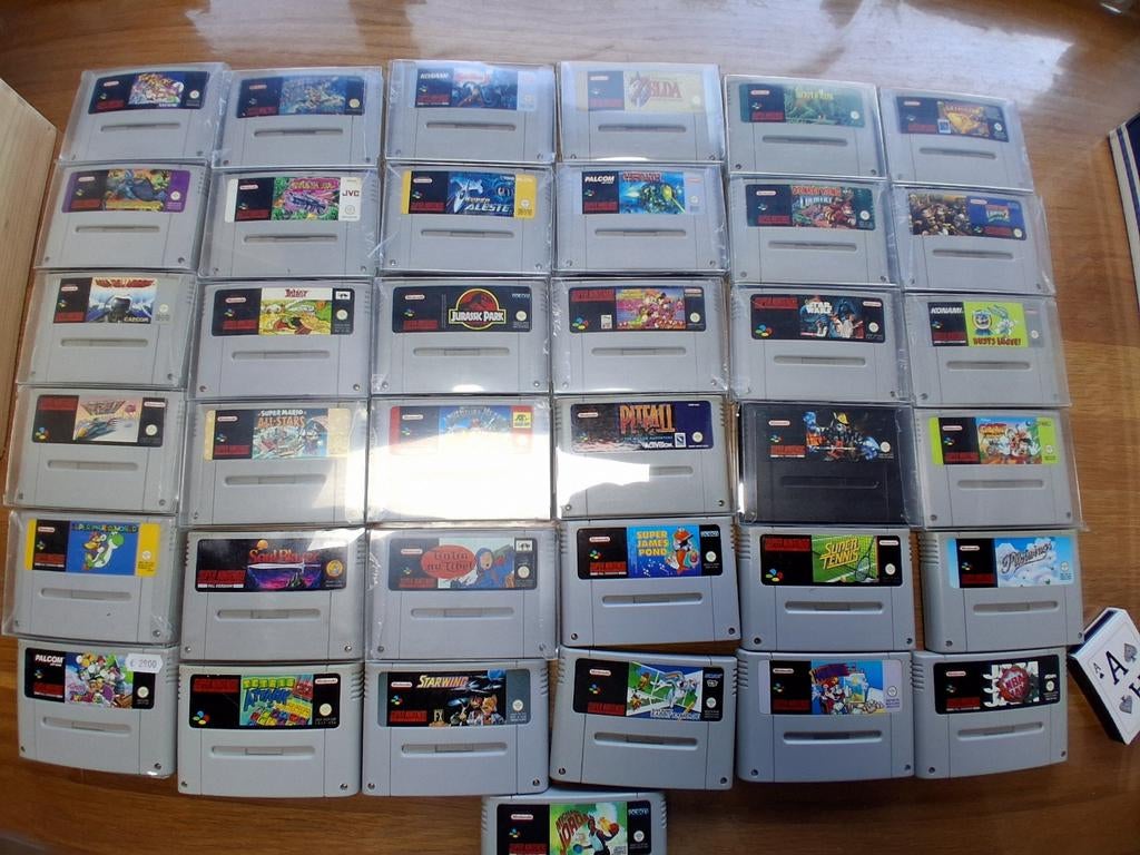 SNES carts, Ophalen