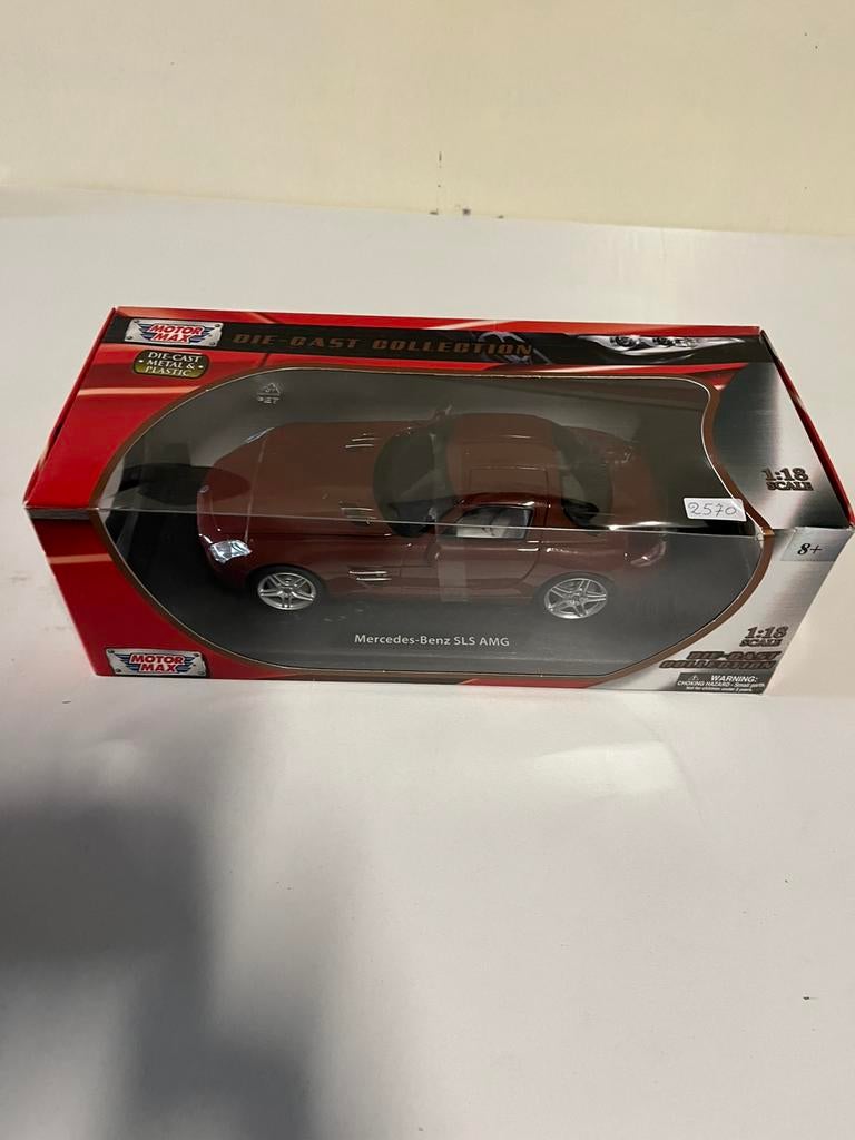 MERCEDES. SLS. AMG, Hobby & Loisirs créatifs, Voitures miniatures | 1:18, Enlèvement ou Envoi, Neuf