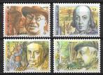 Belgique OPC 2225-28 Personnages belges **, Enlèvement ou Envoi, Non oblitéré, Neuf