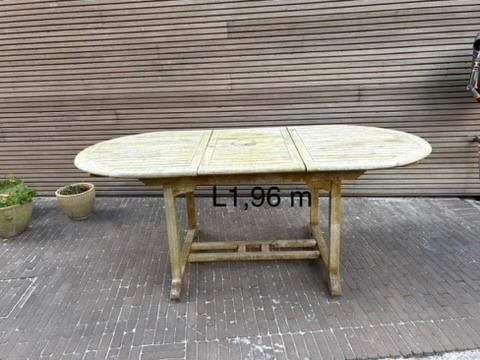 Set de jardin en teck, Chaise, Salons de jardin, Utilisé, 6 places