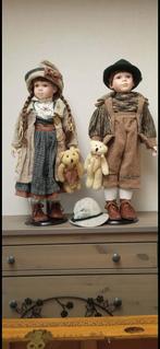 Set porseleinen verzamelpoppen – vintage – mooie staat, Kinderen en Baby's, Ophalen of Verzenden, Nieuw, Complete set