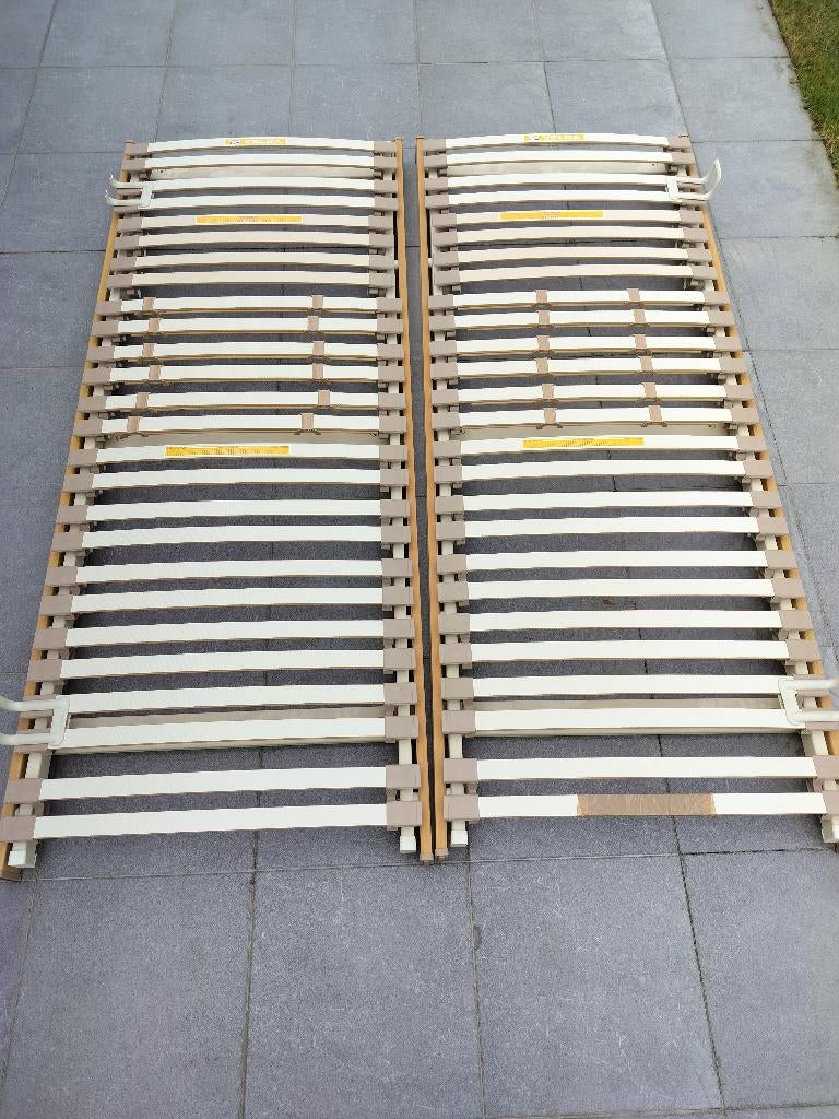 2x Lattenbodem velda 80x200, Maison & Meubles, Enlèvement