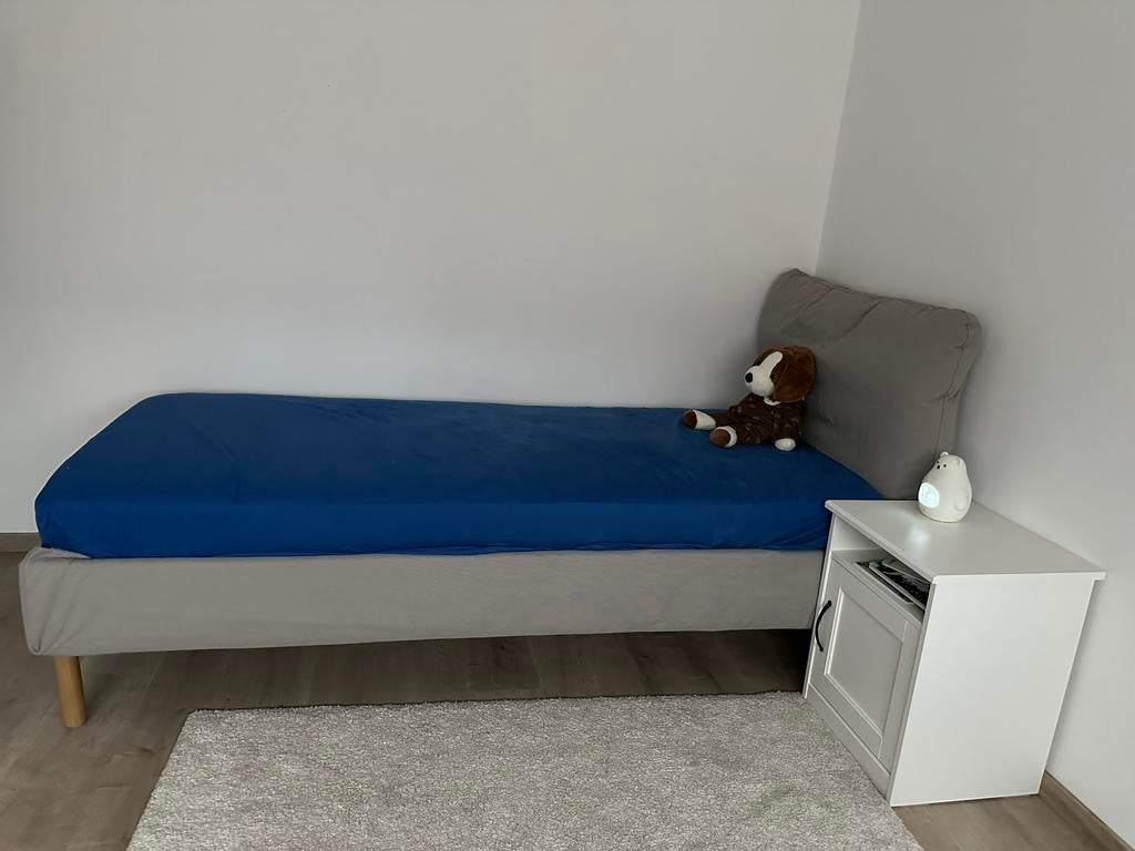 Eenpersoonsbed, Kinderen en Baby's, Kinderkamer | Bedden, Zo goed als nieuw, 180 cm of meer, 85 tot 100 cm, Ophalen