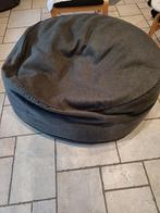 Canapé Pouf Géant Grande Mammouth Interalli Laine Gris, Maison & Meubles, Enlèvement, Gris, Pouf