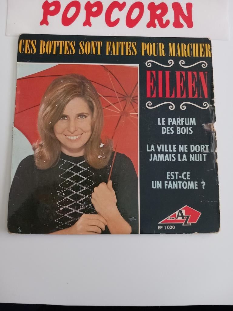 EILEEN. LE PARFUM DES BOIS .POPCORN EP 45T, EP, Enlèvement ou Envoi, EP