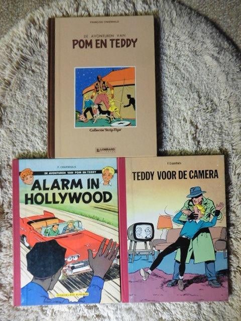 Pom & Teddy Strip collectie (Hardcovers) CRAENHALS, Boeken, Stripverhalen, Zo goed als nieuw, Meerdere stripboeken, Ophalen of Verzenden