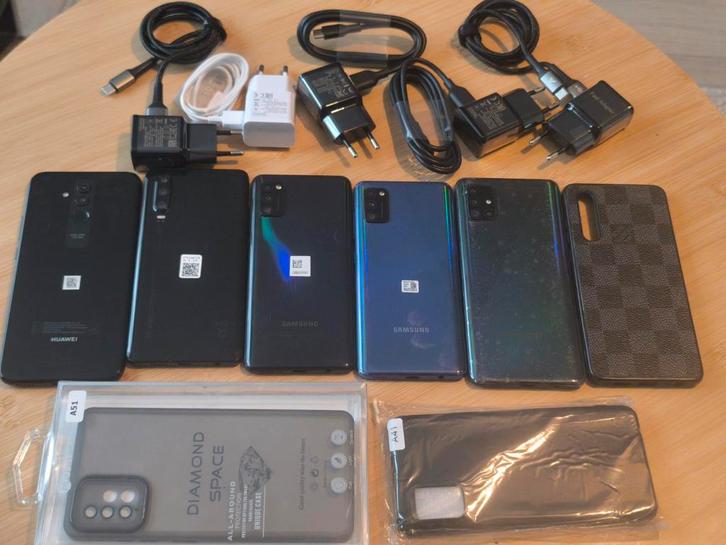 LOT DE SAMSUNG ET HUAWEI EN TRÈS BON ETAT, Télécoms, Téléphonie mobile | Samsung, Enlèvement