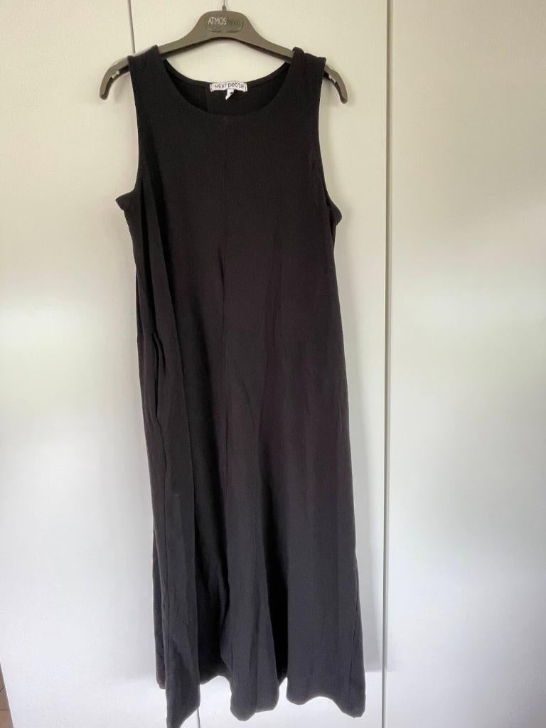 Lange jurk (M petite), Maat 38/40 (M), Zwart, Ophalen of Verzenden, Gedragen