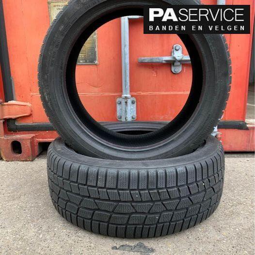 2x Continental 205 45 17 88V met 7,6 mm winterbanden, Auto-onderdelen, Banden en Velgen, Banden en Velgen, Winterbanden, 17 inch