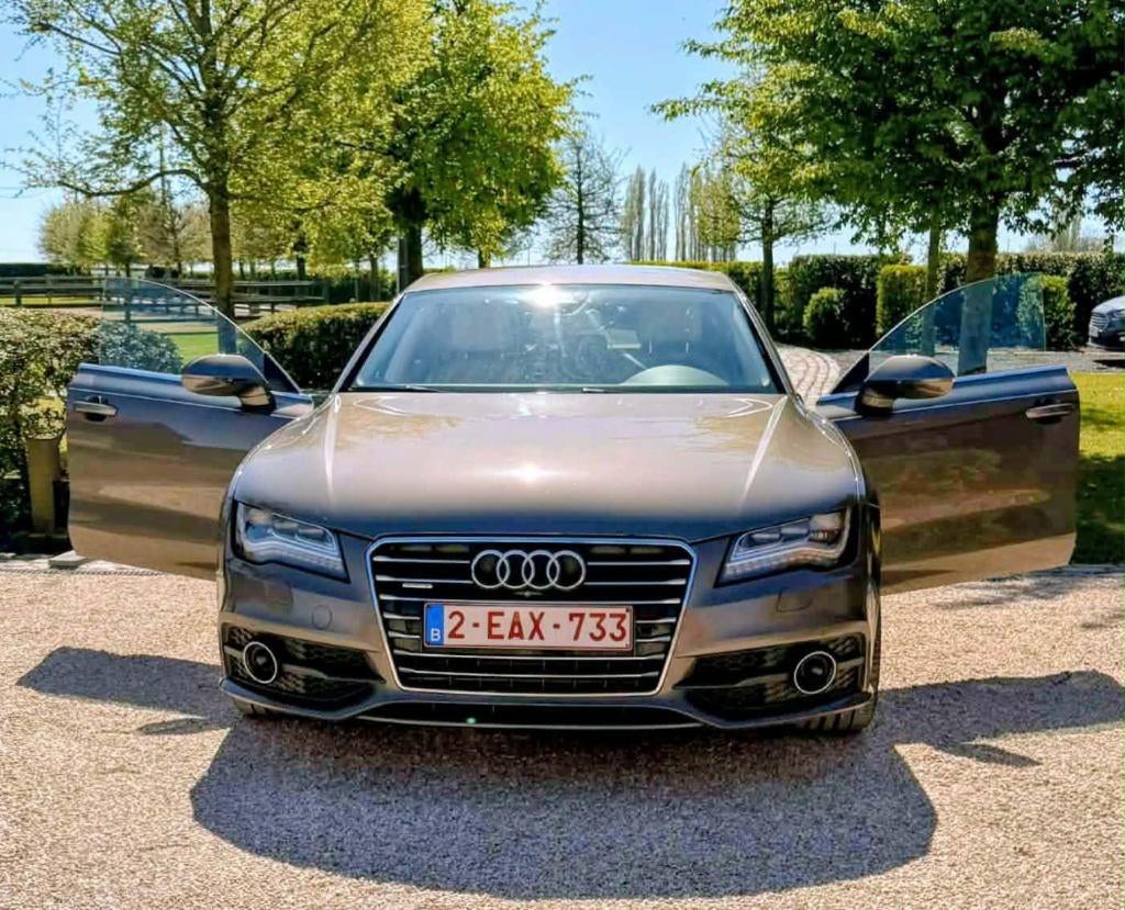 audi a7, Auto's, Euro 5, Beige, Leder, Particulier