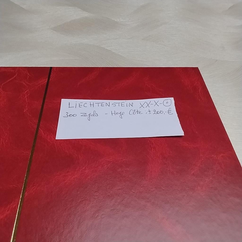 LIECHTENSTEIN XX-X-gest. Cote 200,00 €,  300 zegels, Postzegels en Munten, Ophalen of Verzenden