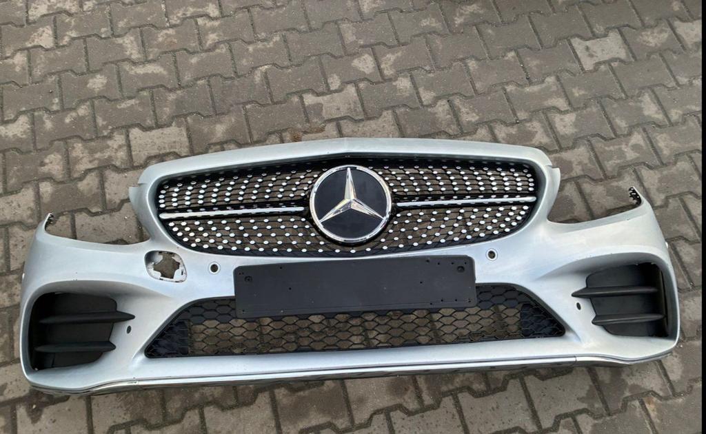 Mercedes C Klasse W205 AMG Facelift Origineel Voorbumper C43, Gebruikt, -, Voor, Ophalen of Verzenden