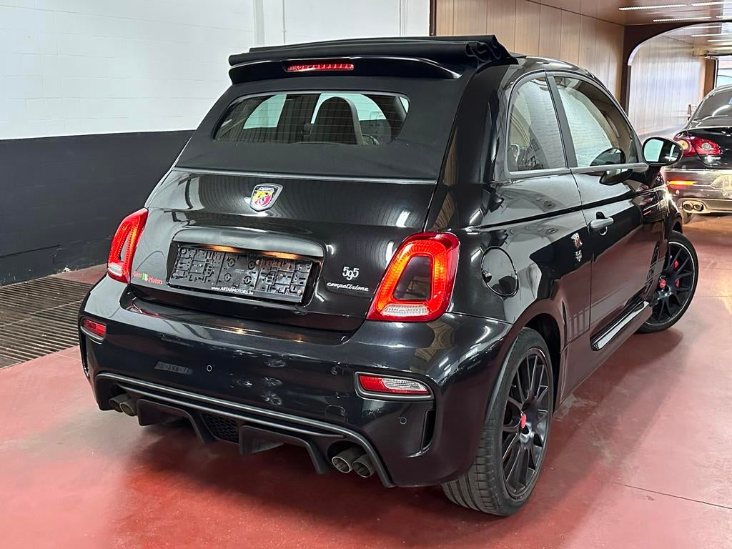 Abarth 500c 595 Competzione Cabrio, Auto's, Abarth, Euro 6, Zwart, Bedrijf, Automaat