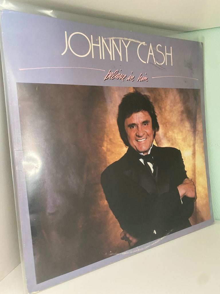 Johnny Cash – Believe In Him - US 1985, Verzenden, Gebruikt