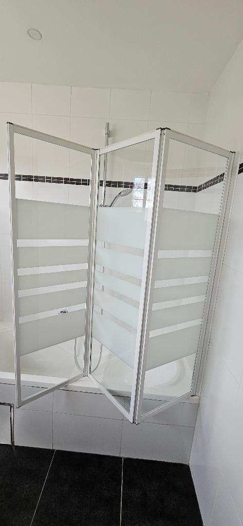 Parois accordéon vitrée baignoire/douche, Enlèvement, Utilisé, Autres types