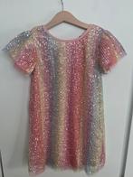 Pailetten jurkje regenboogkleurtjes- maat 122, Enfants & Bébés, Vêtements enfant | Taille 122, Enlèvement, Comme neuf, Fille, Robe ou Jupe