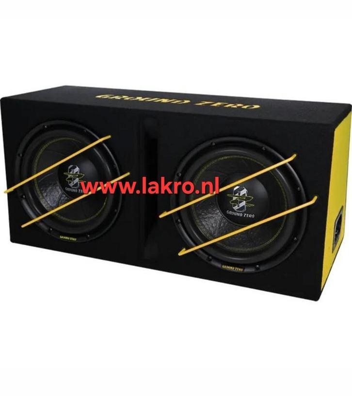Ground Zero 2 x 12Inch 2000 Watt SPL 1000w rms, Autos : Divers, Haut-parleurs voiture