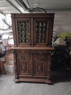 Antieke bar kast met glas in lood, Enlèvement