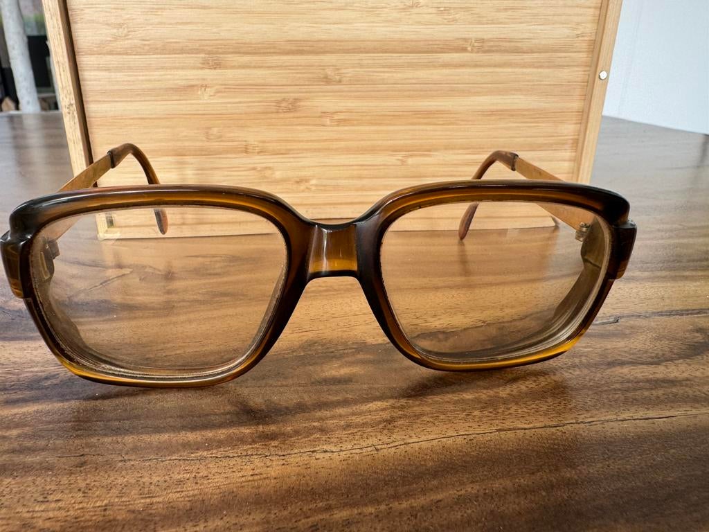 Heren montuur Christian Dior vintage, Ophalen, Zo goed als nieuw, Bruin, Christian Dior