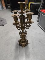 koperen kandelaar voor kaarsen, Antiquités & Art, Antiquités | Bougeoirs, Enlèvement