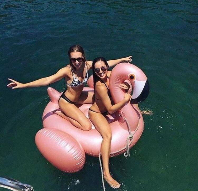 Grote flamingo opblaasboot, Enfants & Bébés, Jouets | Extérieur | Figurines gonflables, Enlèvement ou Envoi, Neuf