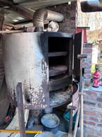 Houtoven buiten, Ophalen, Gebruikt