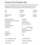 Volkswagen Polo | Polo 2.0 TSI GTI, Auto's, 1272 kg, 4 cilinders, Alcantara, Zwart