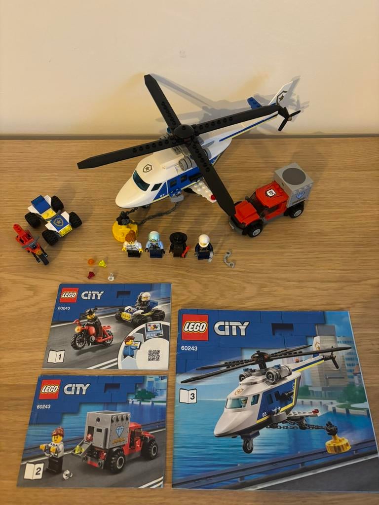 Lego city  Police Helicopter Chase 60243, City, Lego, Ophalen of Verzenden, Zo goed als nieuw