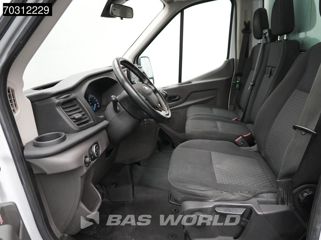 Ford Transit 170pk Kipper met Kist 3,5t Trekhaak Dubbellucht, Euro 6, 4 cilinders, Wit, Bedrijf
