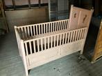 Vintage houten kinderbed, Enlèvement, Utilisé, Sommier à lattes