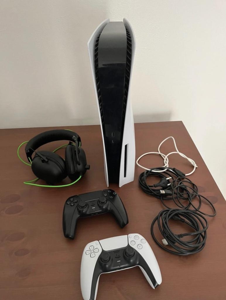 PlayStation 5 + 2 manettes + casque, Enlèvement ou Envoi, Utilisé, Playstation 5