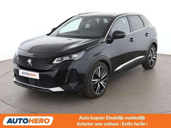 Peugeot 3008 1.6 Hybrid 4 300 GT (bj 2021, automaat), Auto's, Peugeot, Te koop, 360° camera, 4x4, ABS, Adaptive Cruise Control