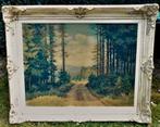 bel ancien grand tableau Ernest Frommhold  102x 83 cm, Antiquités & Art, Enlèvement