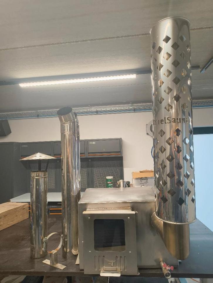 hottub zwembad houtkachel, Tuin en Terras, Zwembad-toebehoren, Gebruikt, Verwarming, Ophalen