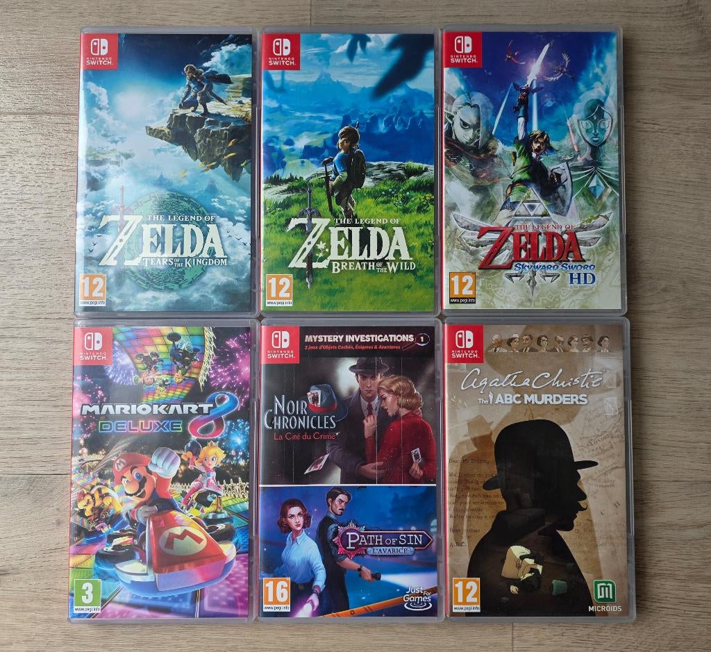 Nintendo Switch-games: verkocht per stuk lees de beschrijvin, Ophalen, Zo goed als nieuw