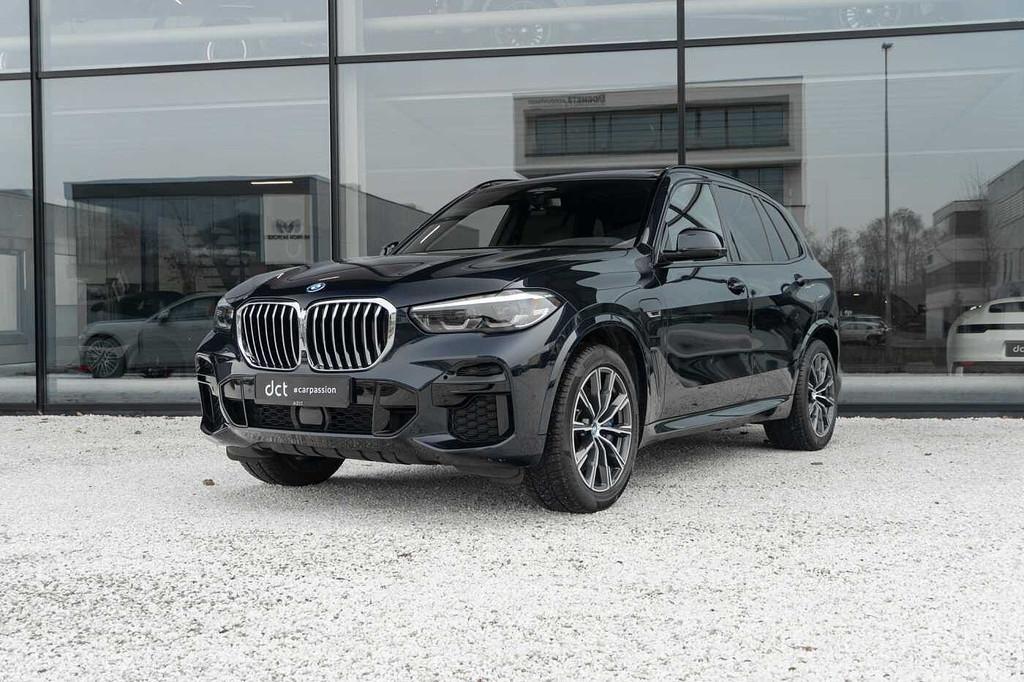 BMW X5 45e xDrive Pano Roof HeadUp Msport Pack (bj 2020), Auto's, Automaat, Gebruikt, Zwart, Leder